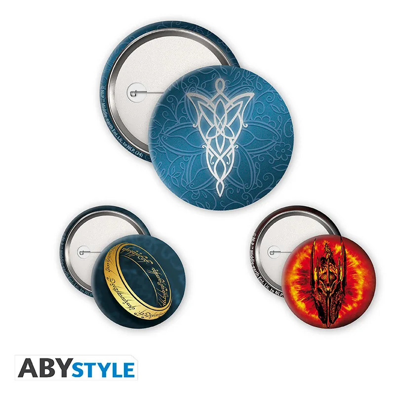 Pack de chapas El Señor de los Anillos Tierra Media