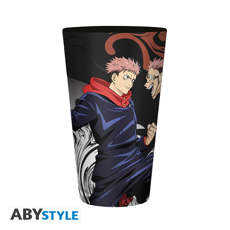 Vaso grande Jujutsu Kaisen Itadori vs Sukuna 400 ml