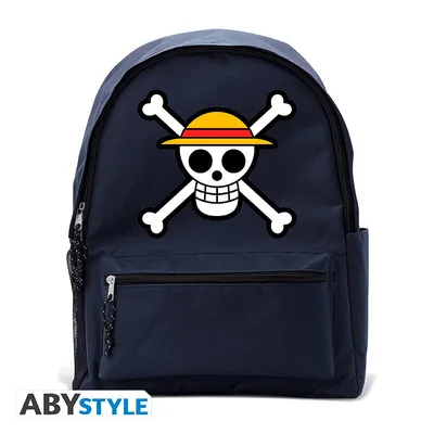 Mochila azul One Piece Calavera