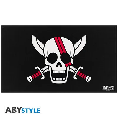 Bandera One Piece Piratas del Pelirrojo 70x120 cm