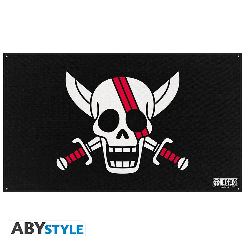 Bandera One Piece Piratas del Pelirrojo 70x120 cm