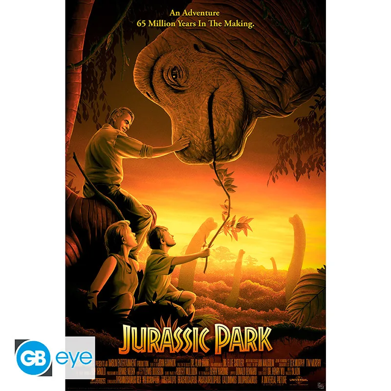 Póster Jurassic Park Vintage 91,5x61 cm