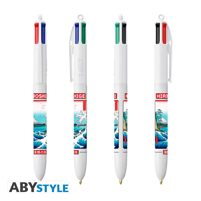 Bolígrafo BIC 4 colores Hiroshige