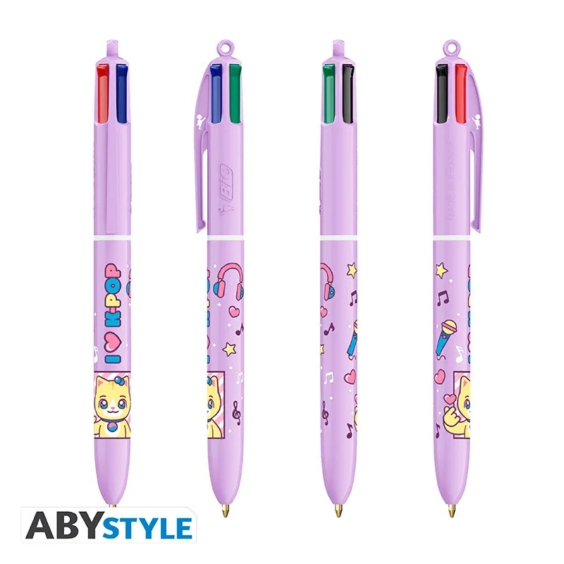 Bolígrafo BIC 4 colores K-Pop