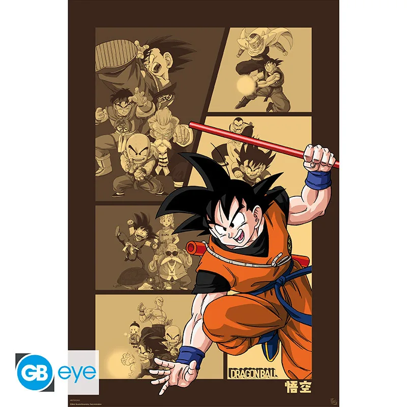 Póster Dragon Ball Goku Retro 91,5x61 cm