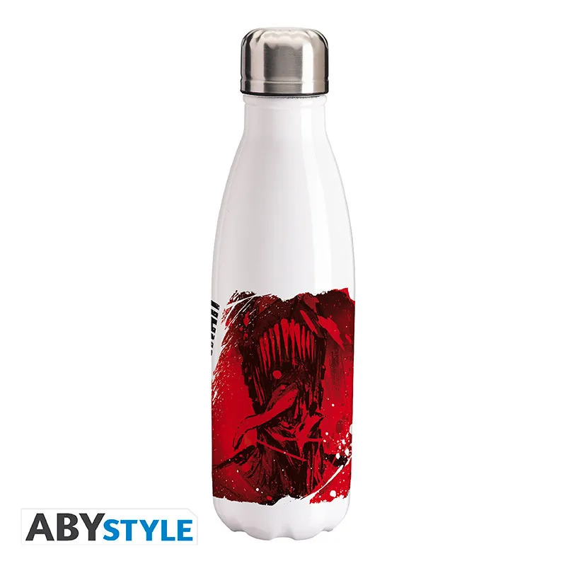 Botella de agua Chainsaw Man Pochita y Chainsaw Man