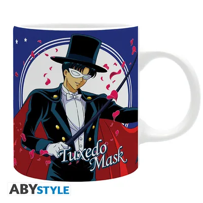 Taza Sailor Moon y Tuxedo Mask 320 ml