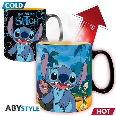 Taza termorreactiva Disney Lilo y Stitch 460 ml