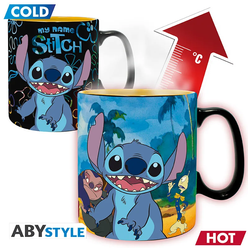 Taza termorreactiva Disney Lilo y Stitch 460 ml