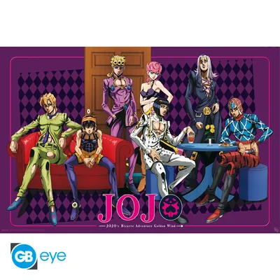 Póster JoJo's Bizarre Adventure Golden Wind 91,5x61 cm