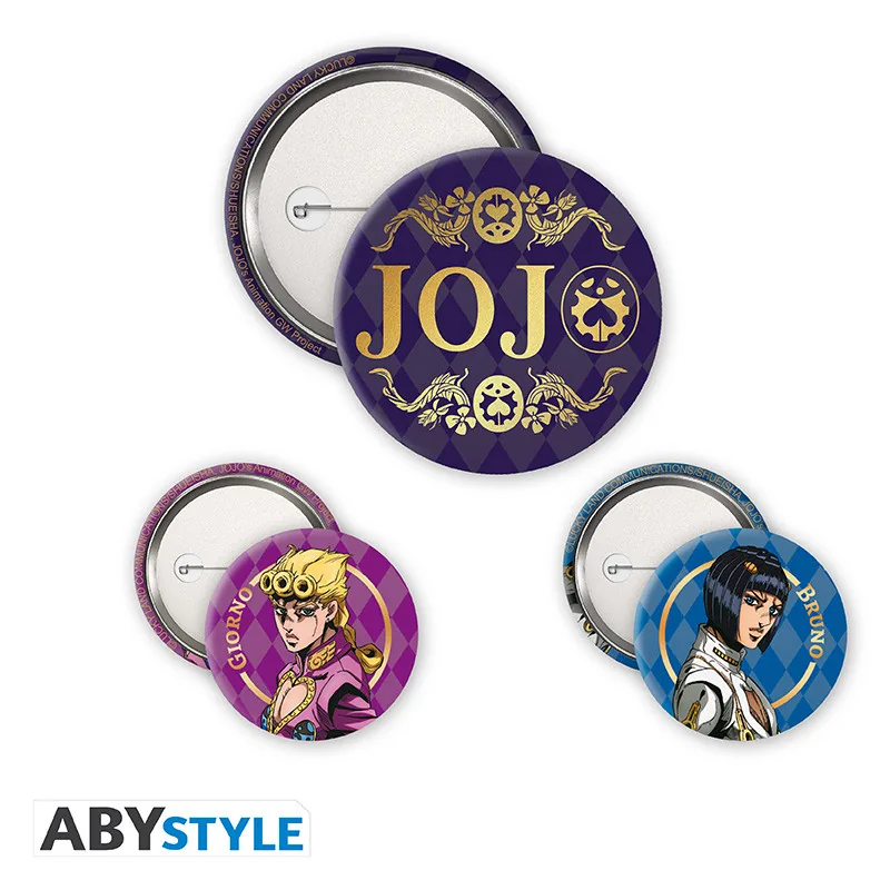 Pack de chapas JoJo's Bizarre Adventure Golden Wind