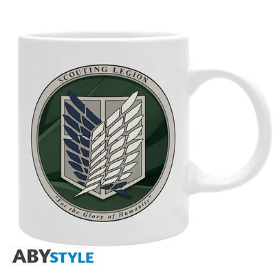 Taza Ataque a los Titanes Legión de Reconocimiento 320 ml