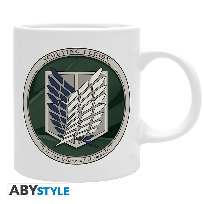 Taza Ataque a los Titanes Legión de Reconocimiento 320 ml