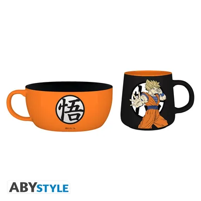 Set de desayuno Dragon Ball Goku taza y bol