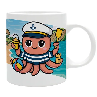 Taza The Good Gift Pulpo Breizh Kawaii 320 ml