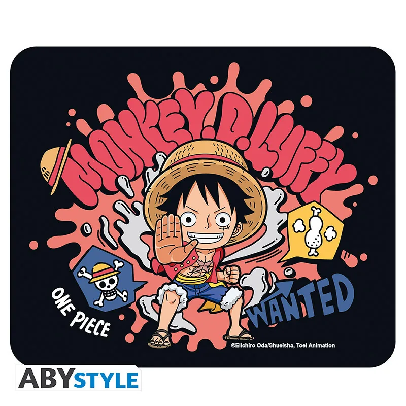 Alfombrilla de ratón flexible One Piece Luffy Chibi 23,5x19,5 cm