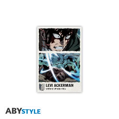 Imán Ataque a los Titanes Levi Ackerman 5,5x8 cm