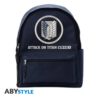 Mochila azul Ataque a los Titanes Legión de Reconocimiento