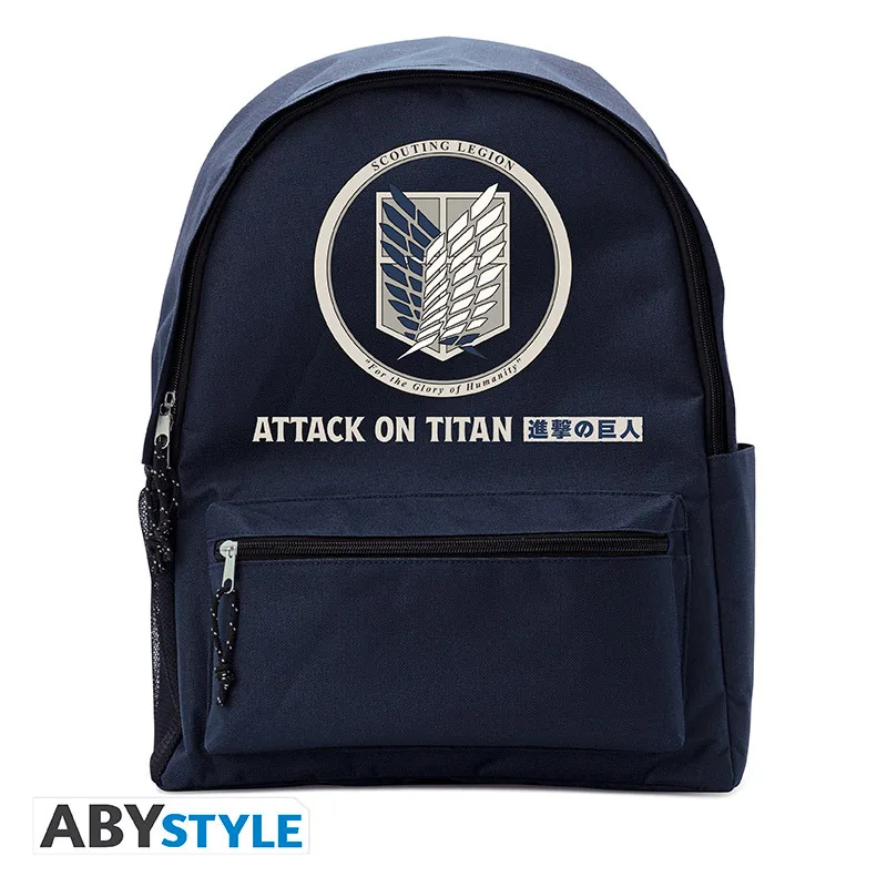 Mochila azul Ataque a los Titanes Legión de Reconocimiento