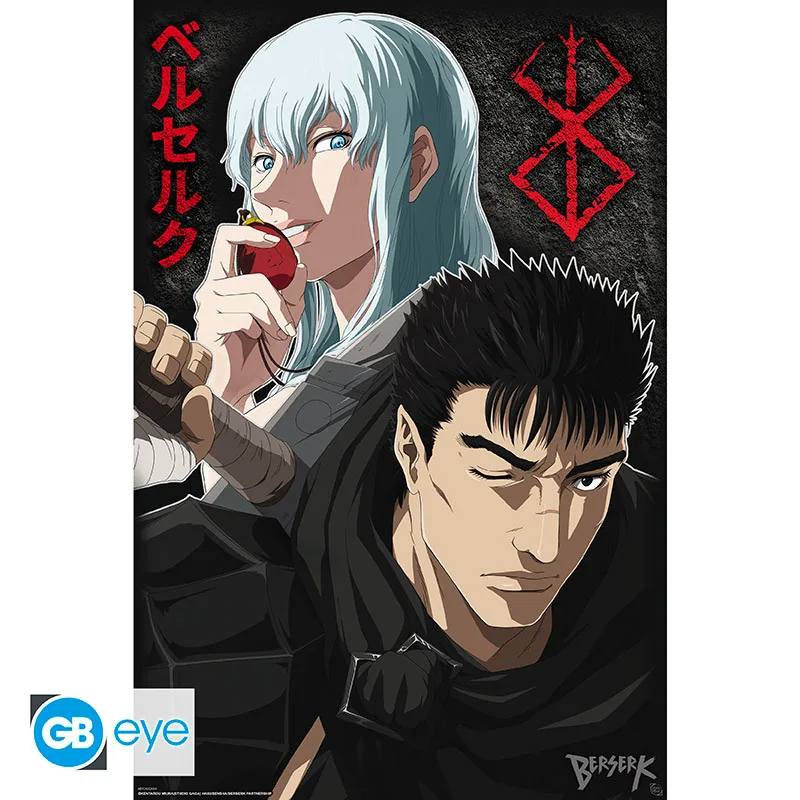 Póster Berserk Guts y Griffith 91,5x61 cm