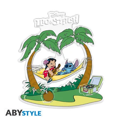 Diorama Acryl® Disney Lilo y Stitch Hamaca