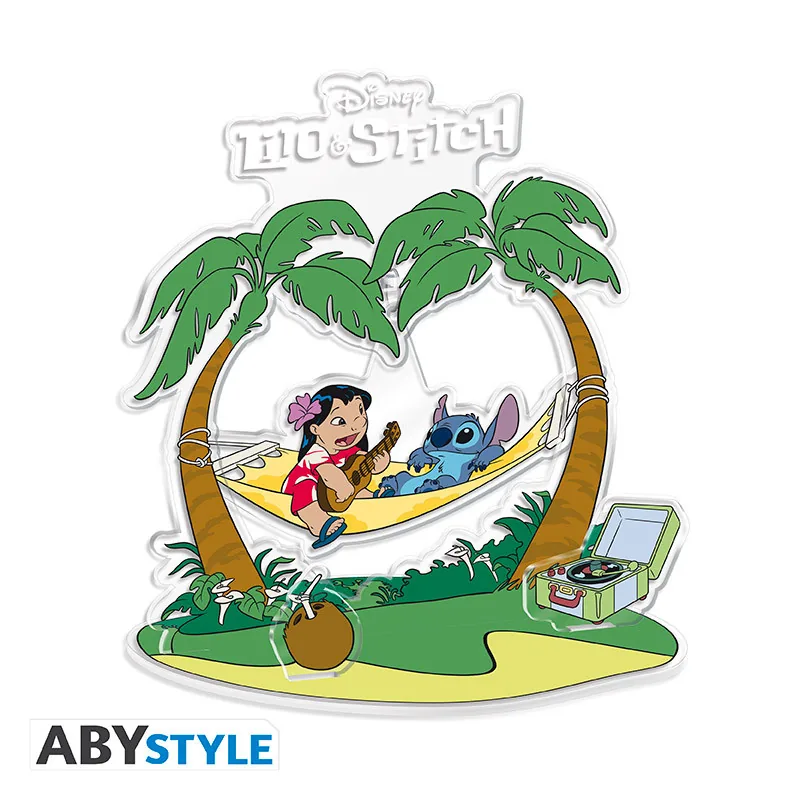 Diorama Acryl® Disney Lilo y Stitch Hamaca