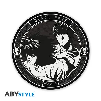 Posavasos de cerámica Death Note L y Light