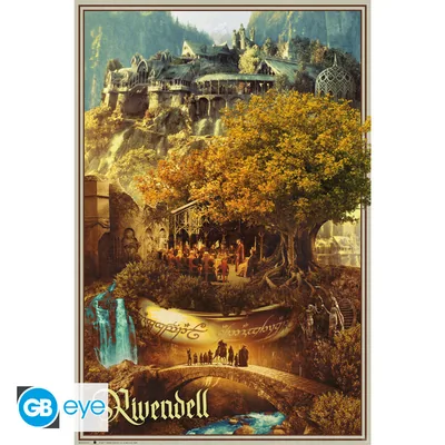 Póster El Señor de los Anillos Rivendel 91,5x61 cm