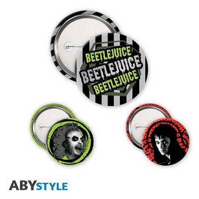 Pack de chapas Beetlejuice Beetlejuice