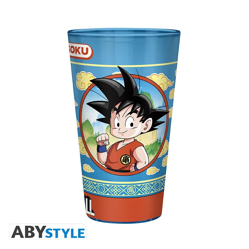 Vaso grande Dragon Ball Goku y la Nube Voladora 400 ml