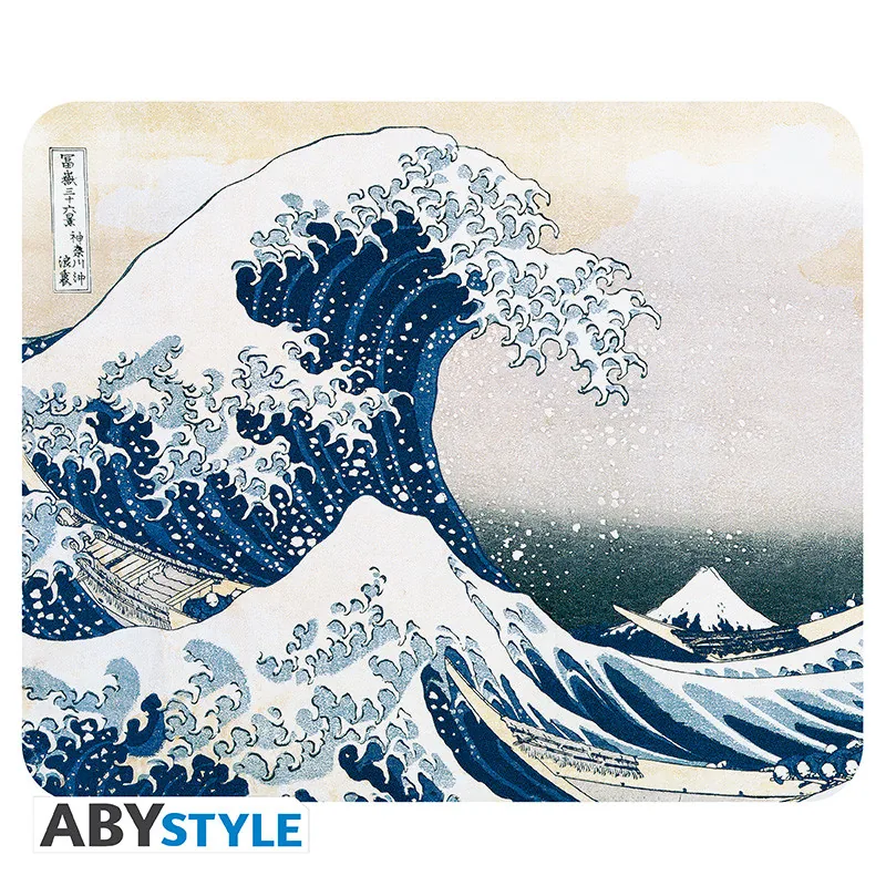 Alfombrilla de ratón flexible Hokusai La gran ola de Kanagawa 23,5x19,5 cm