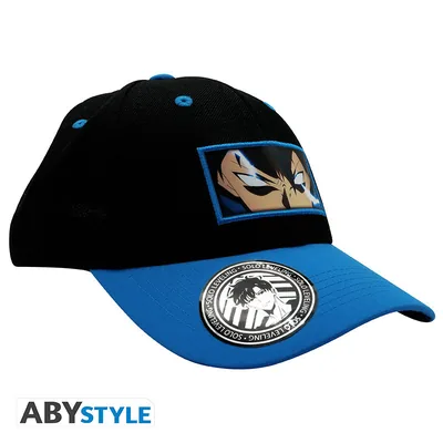 Gorra Solo Leveling Jinwoo azul y negra