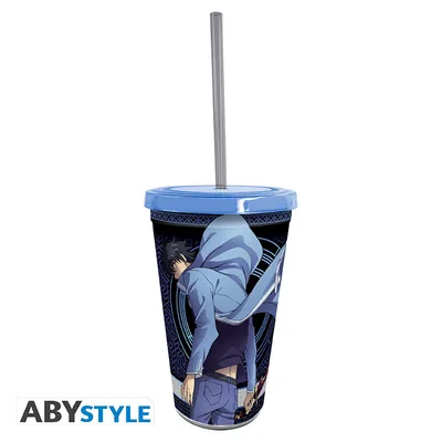 Vaso con pajita Solo Leveling Sung Jinwoo 470 ml