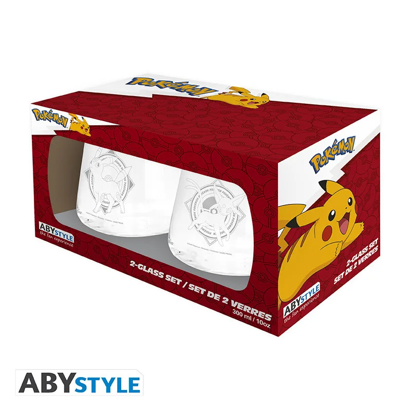 Set 2 vasos Pokémon Espeon y Umbreon 30 cl