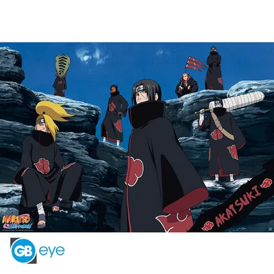 Póster Naruto Shippuden Akatsuki 91,5x61 cm