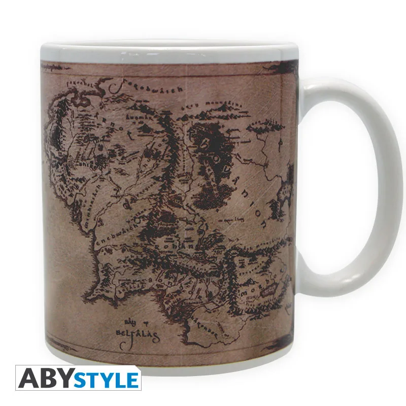 Taza El Señor de los Anillos Mapa 320 ml