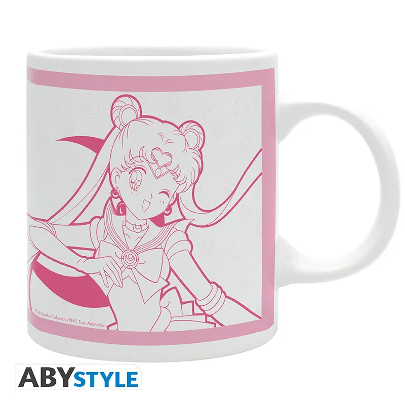 Taza Sailor Moon y Luna 320 ml
