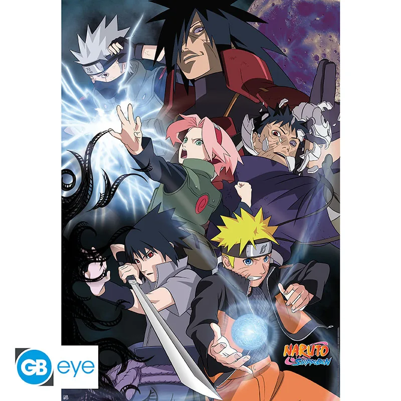 Póster Naruto Shippuden Grupo Gran Guerra Ninja 91,5x61 cm