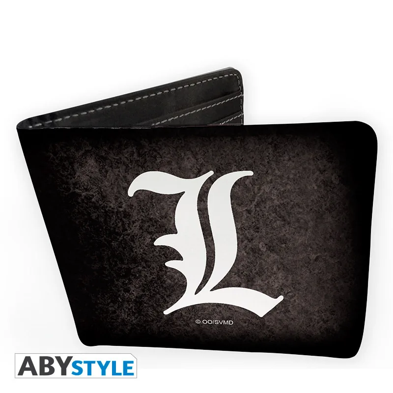 Cartera Death Note símbolo de L vinilo