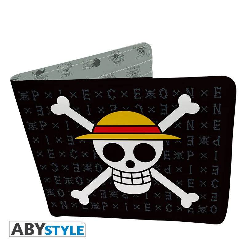 Cartera One Piece Skull Luffy vinilo
