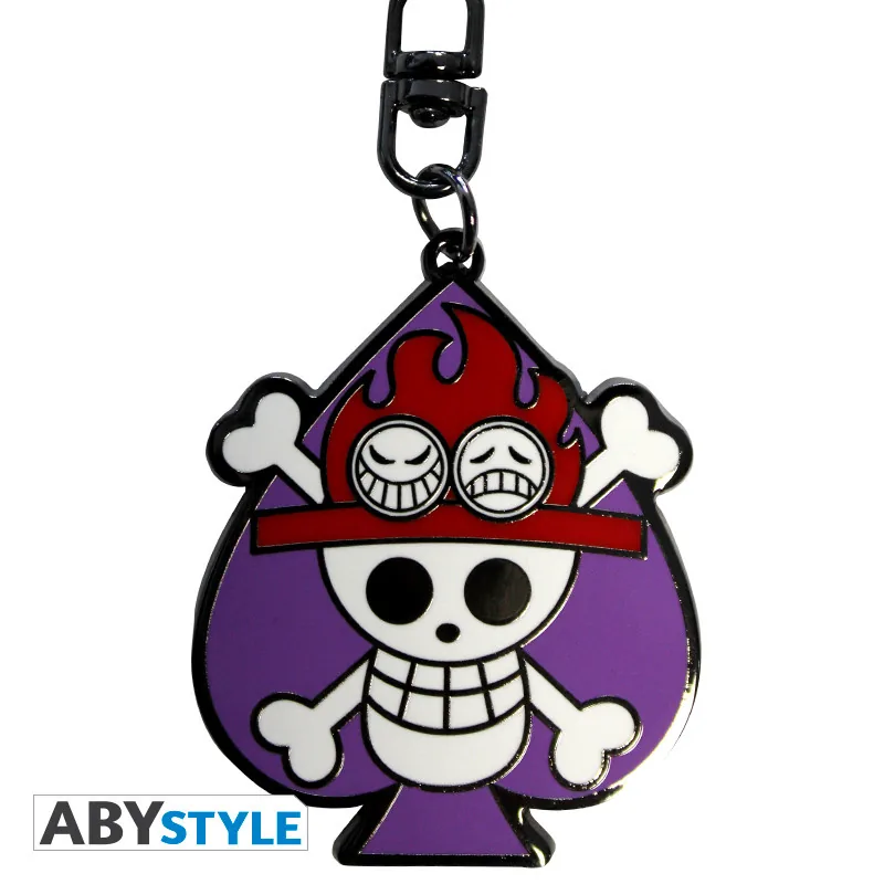 Llavero One Piece Skull Ace