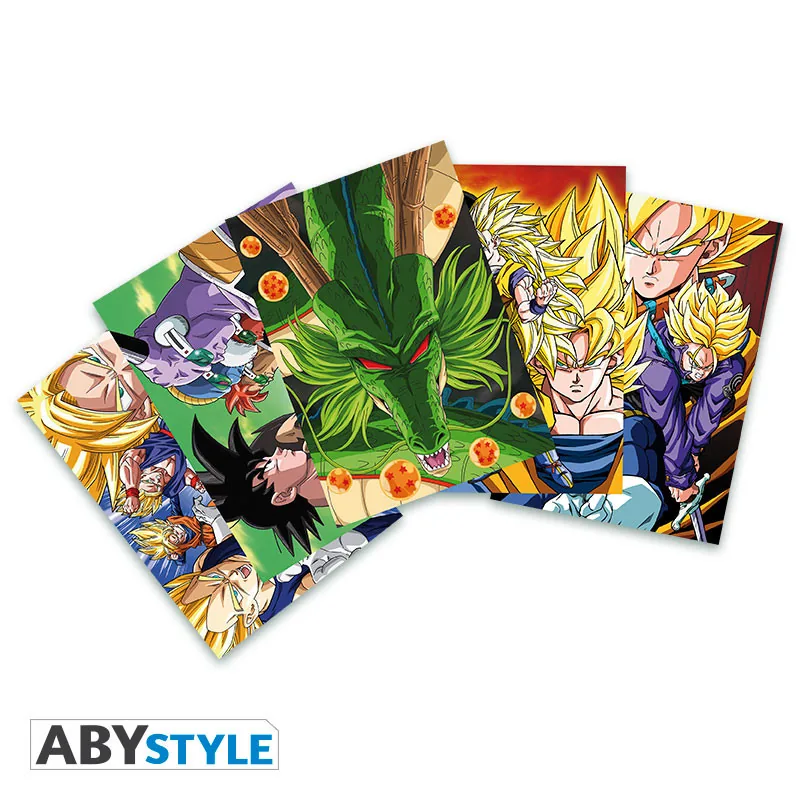 Set 5 postales Dragon Ball Z 14,8x10,5 cm