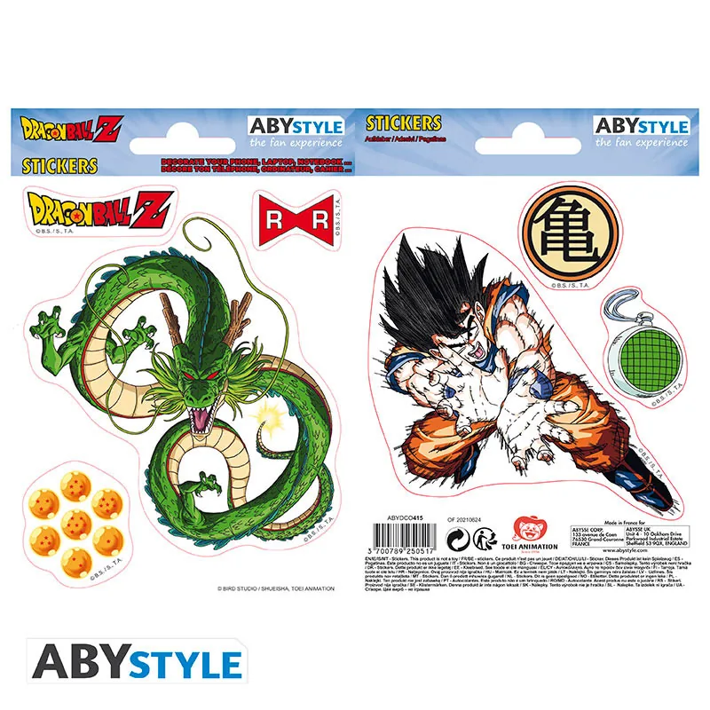 Pegatinas Dragon Ball Z Shenron 16x11 cm