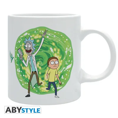 Taza Rick y Morty Portal 320 ml