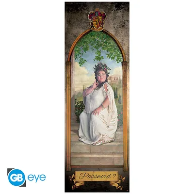 Póster de puerta Harry Potter La Dama Gorda 53x158 cm