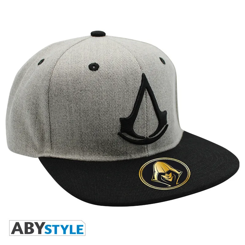 Gorra snapback Assassin's Creed Crest gris