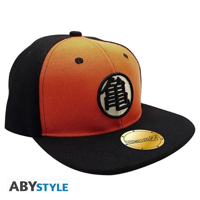 Gorra snapback Dragon Ball Kame negra y naranja
