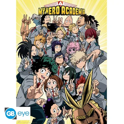Póster My Hero Academia Chibi Clase 52x38 cm