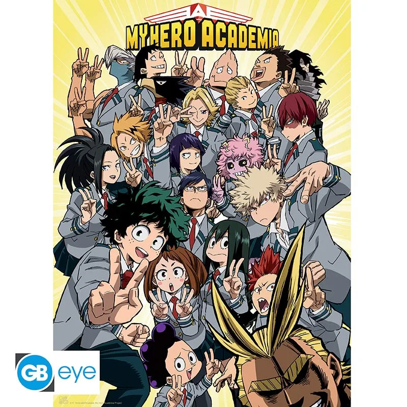 Póster My Hero Academia Chibi Clase 52x38 cm
