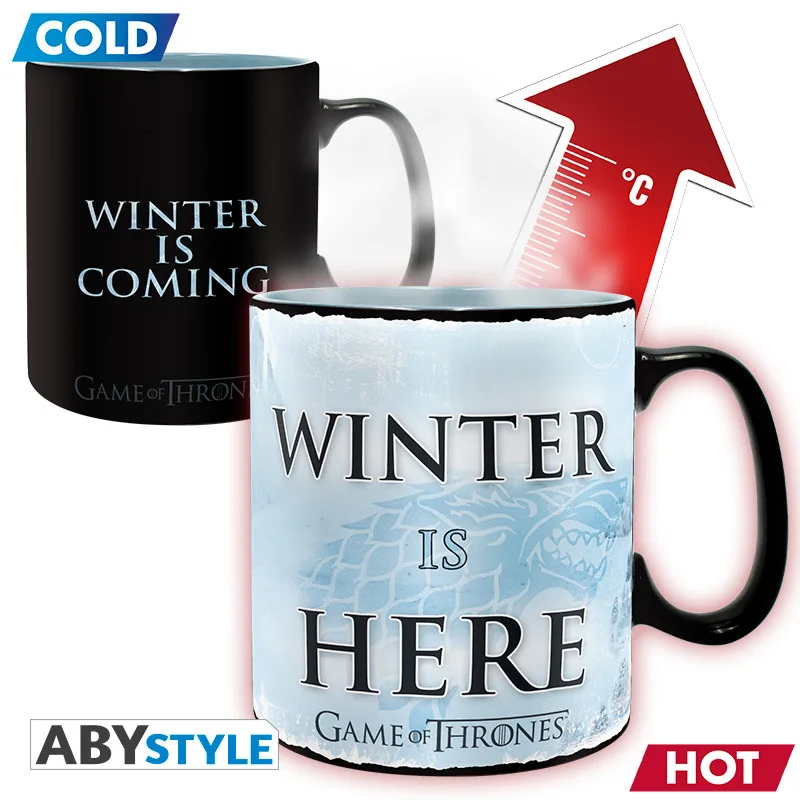 Taza termosensible Juego de Tronos Winter 460 ml